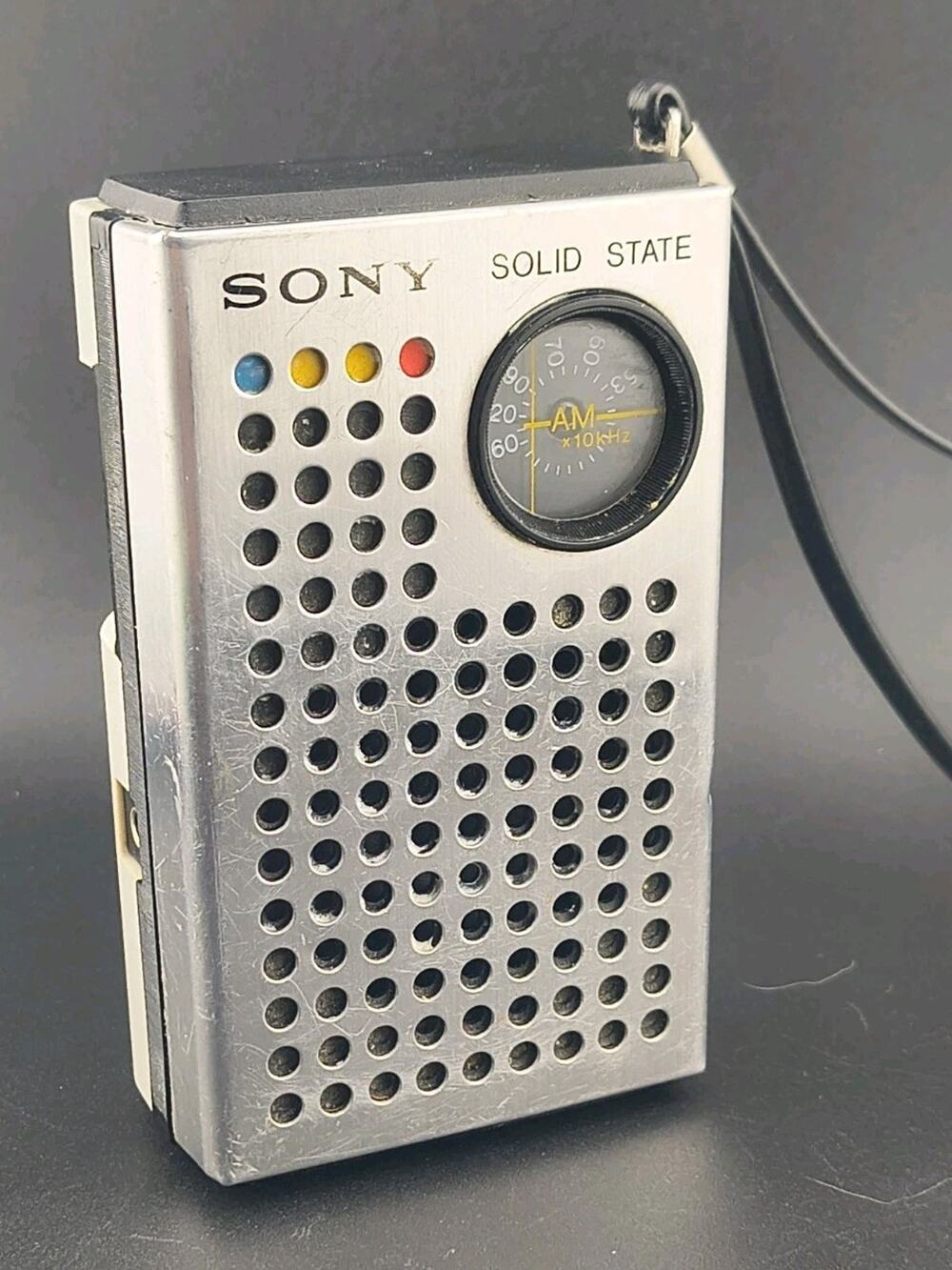 Vintage Sony TR-4100 Solid State 6 Transistor AM Radio - Tested & Working
